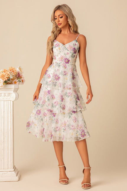 Robe Cérémonie Fleurie Fluide - gallery 5