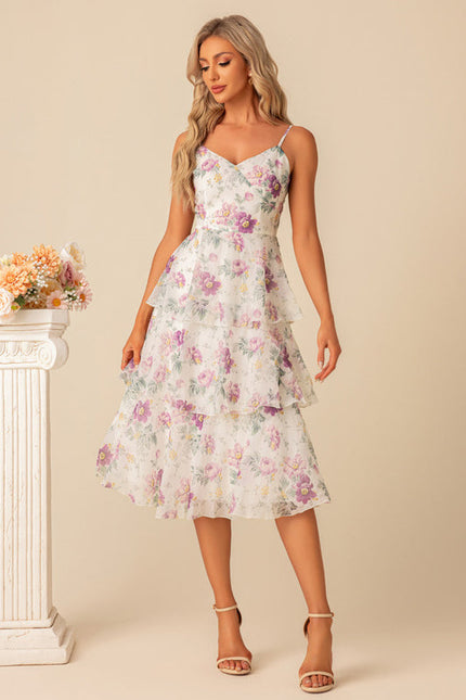 Robe Cérémonie Fleurie Fluide - gallery 5