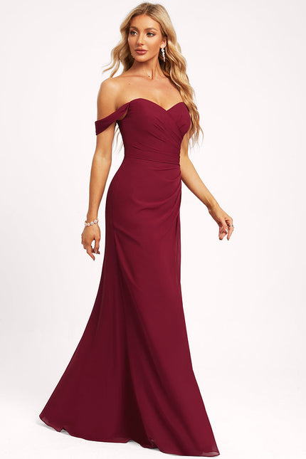 Robe Cérémonie Mousseline Vert Profond - gallery 1