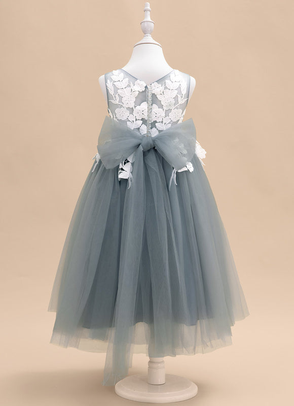 Robe Cérémonie Tulle Bleu Pâle - gallery 4