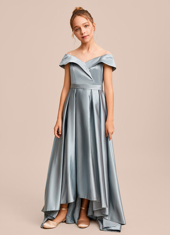 Robe Cérémonie Satinée Ailée - gallery 3