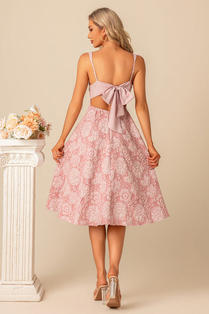 Robe Cérémonie Rose Fleuri - gallery 9