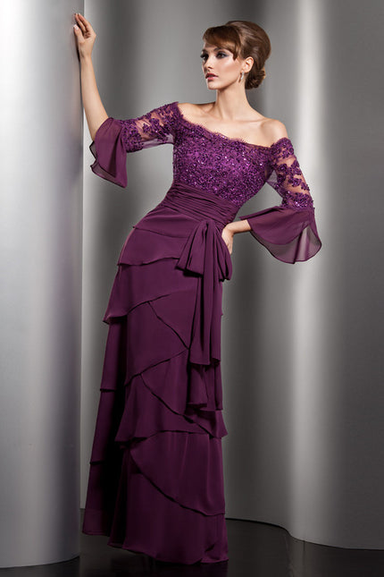 Robe Cérémonie Violet Raffiné