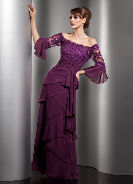 Robe Cérémonie Violet Raffiné