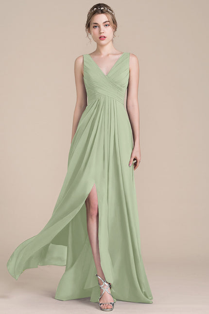 Robe Cérémonie Longue Volants Rose - gallery 1