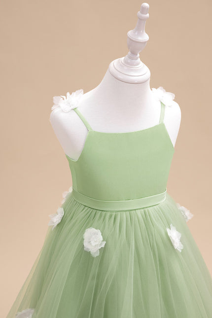 Robe Cérémonie Verte Éthérée - gallery 6