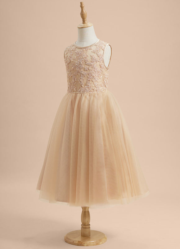 Robe Cérémonie Lueur De Pêche - gallery 2