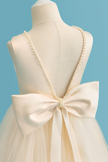 Robe Cérémonie Tulle Écrue - gallery 1