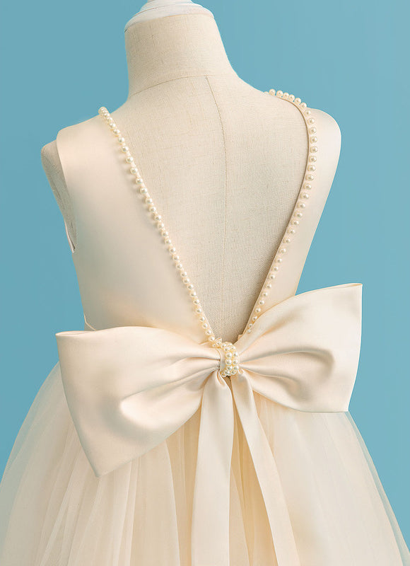 Robe Cérémonie Tulle Écrue - gallery 1
