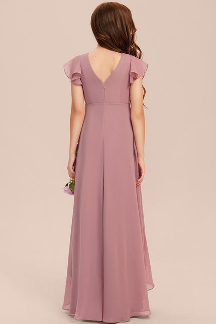 Robe Cérémonie Mousseline Marine - gallery 4