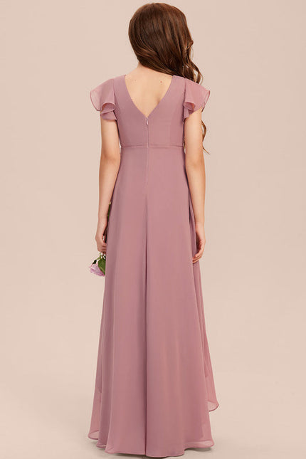 Robe Cérémonie Mousseline Marine - gallery 4