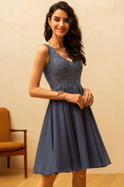Robe Cérémonie Chiffon Brodée - gallery 4