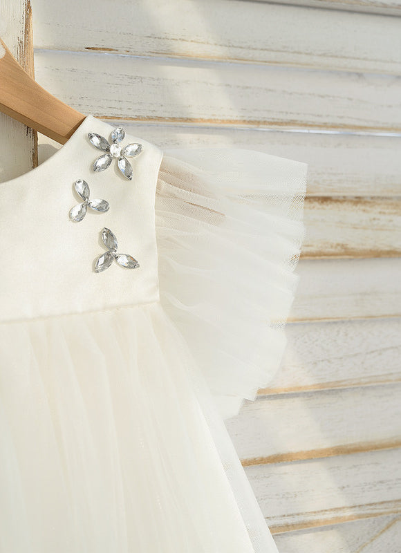 Robe Cérémonie Nuageuse Écrue - gallery 3