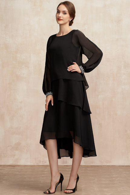 Robe Cérémonie Noire Aérienne - gallery 2