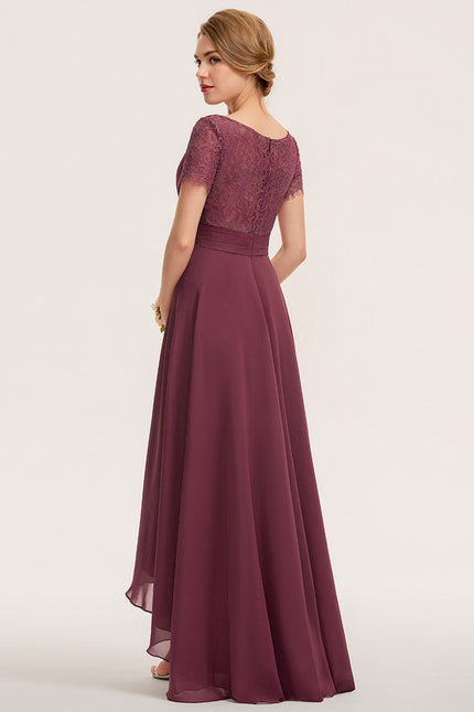 Robe Cérémonie Dentelle Asymétrique - gallery 5