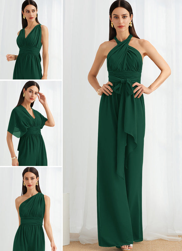 Robe Cérémonie Drapée Chic