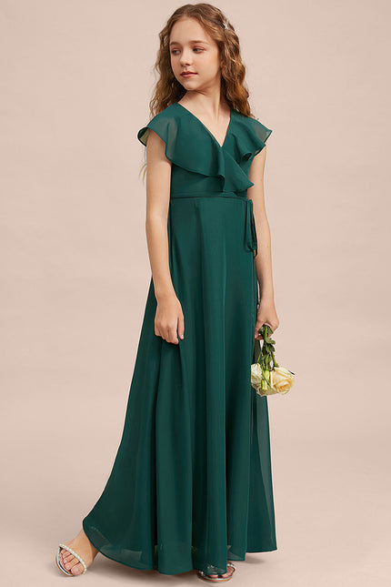 Robe Cérémonie Longue Vert Deau - gallery 4