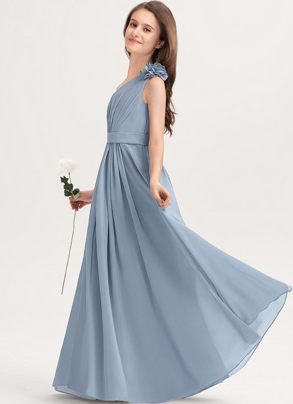 Robe Cérémonie Bleu Poudré Chic - gallery 3