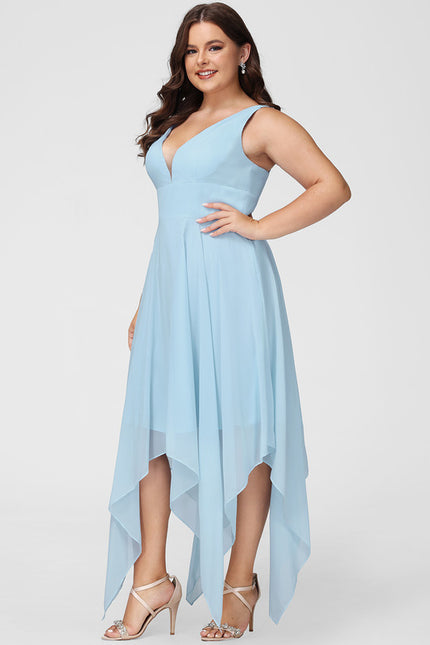 Robe Cérémonie Fluide Marine Élégante - gallery 8