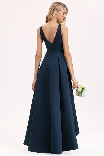 Robe Cérémonie Satinée Céleste - gallery 1