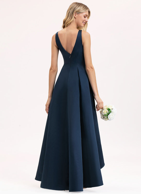 Robe Cérémonie Satinée Céleste - gallery 1