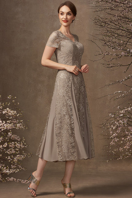Robe Cérémonie Dentelle Marine - gallery 1