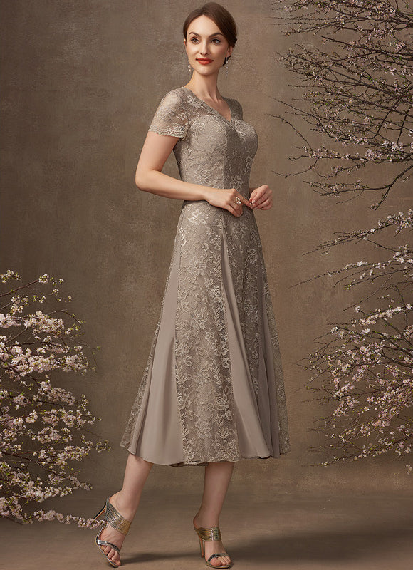 Robe Cérémonie Dentelle Marine - gallery 1
