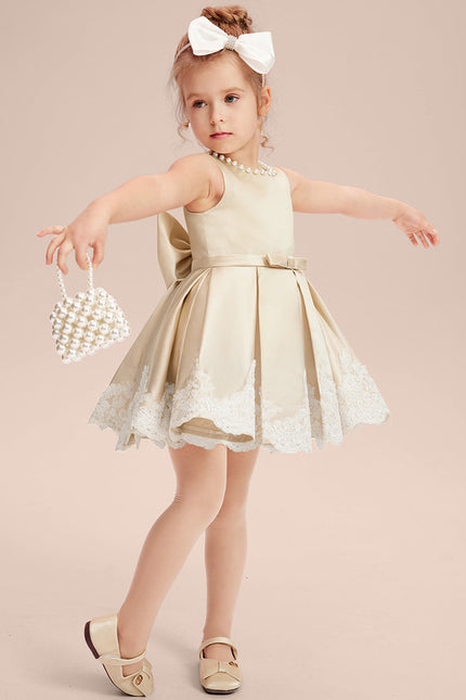 Robe Cérémonie Satinée Précieuse - gallery 6