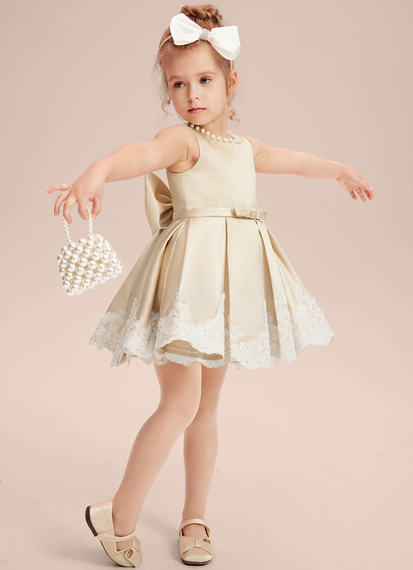 Robe Cérémonie Satinée Précieuse - gallery 6