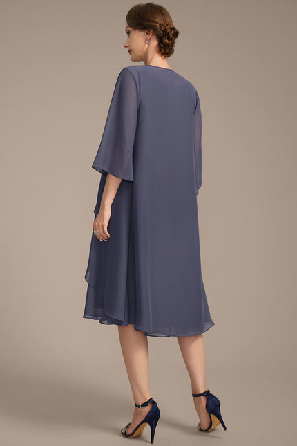 Robe Cérémonie Mousseline Fluide - gallery 5