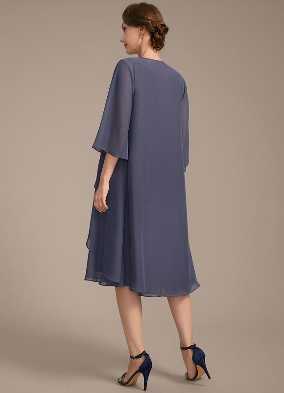 Robe Cérémonie Mousseline Fluide - gallery 5