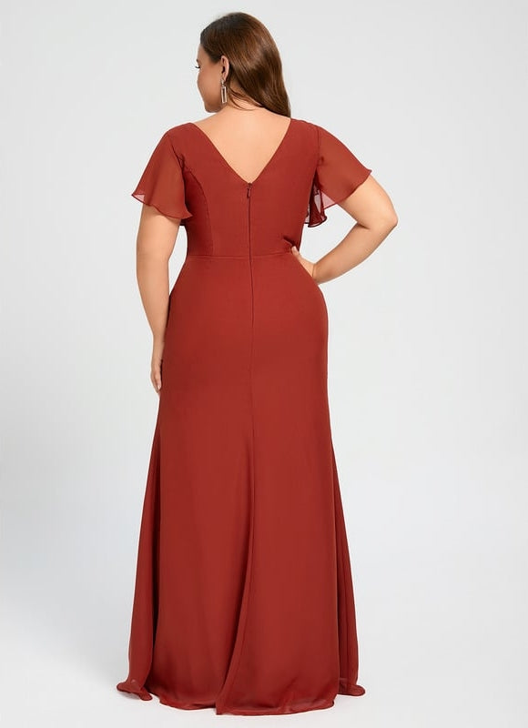 Robe Cérémonie Longue Volants Rose - gallery 6