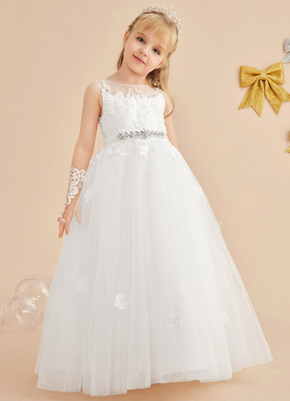 Robe Cérémonie Tulle Navy Floral - gallery 5