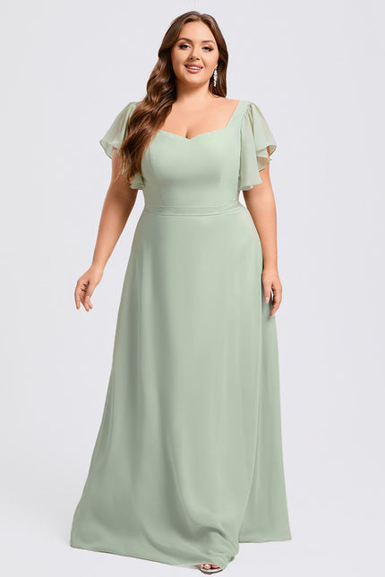 Robe Cérémonie Longue Volants Rose - gallery 7