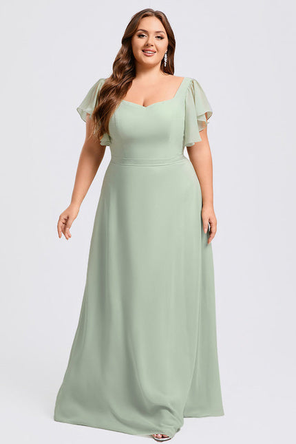 Robe Cérémonie Longue Volants Rose - gallery 7