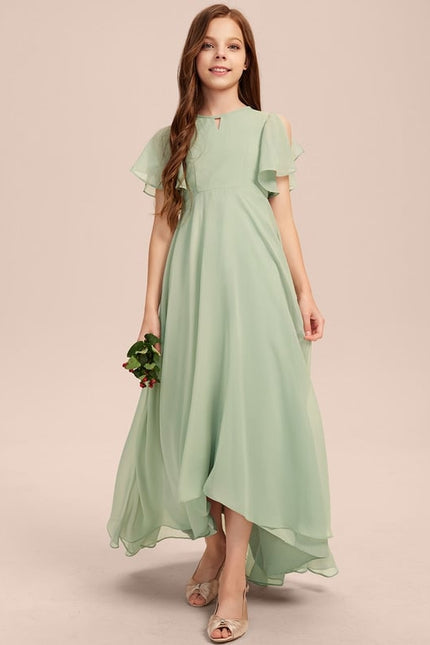 Robe Cérémonie Mousseline Marine - gallery 3