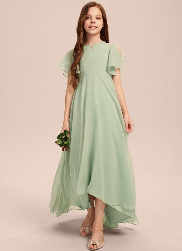 Robe Cérémonie Mousseline Marine - gallery 3