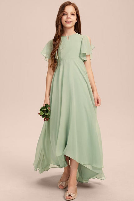Robe Cérémonie Mousseline Marine - gallery 3