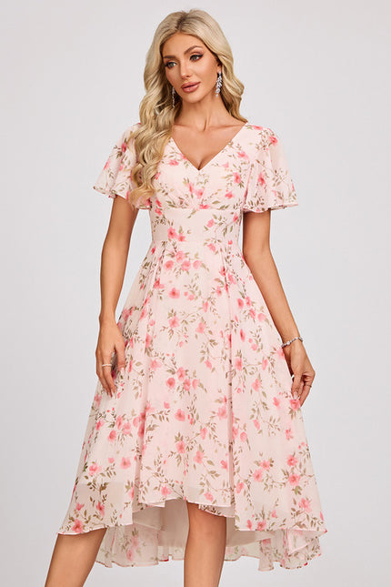 Robe Cérémonie Fluide Marine Élégante - gallery 3