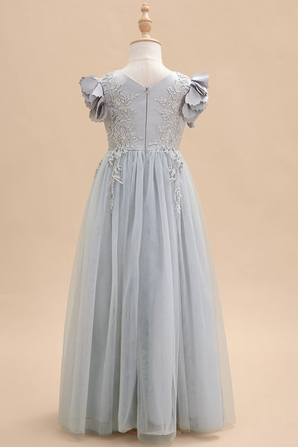 Robe Cérémonie Tulle Satinée - gallery 5