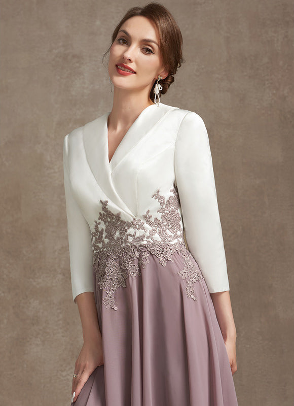 Robe Cérémonie Midi Satinée - gallery 2