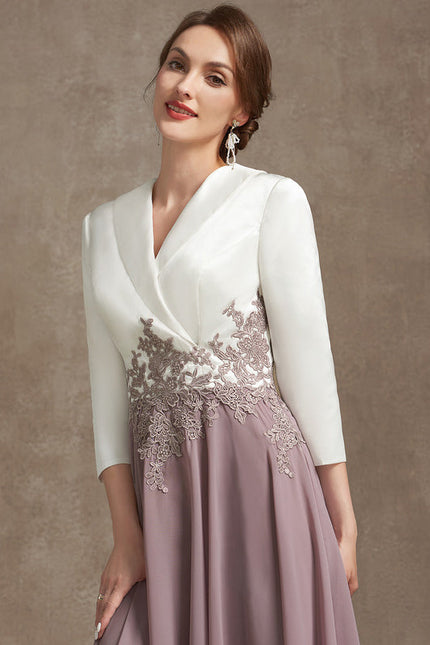 Robe Cérémonie Midi Satinée - gallery 2