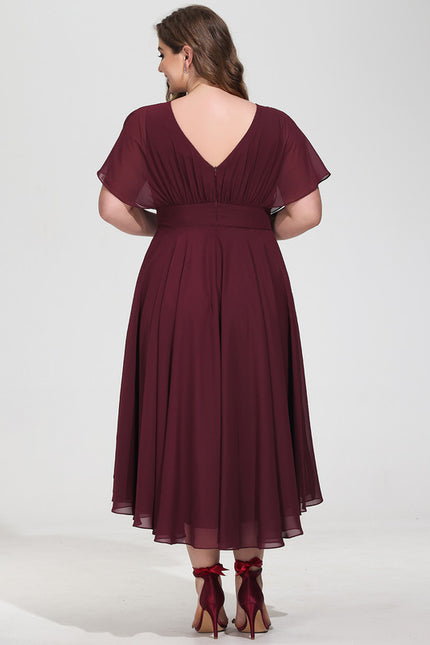 Robe Cérémonie Col Rond Volantée - gallery 9