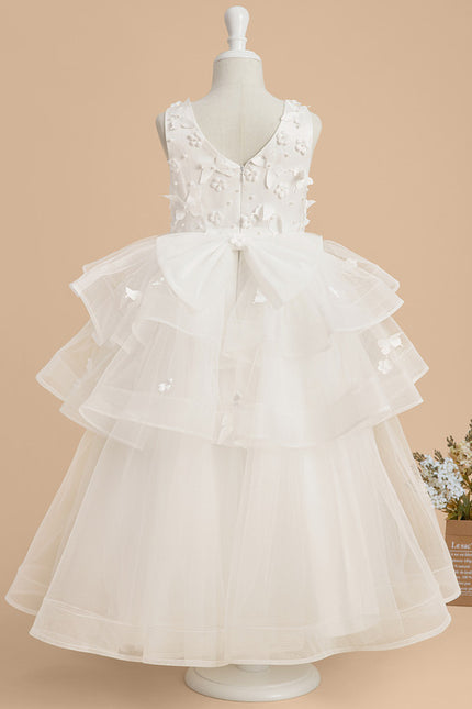Robe Cérémonie Nuptiale Enfant Satinée - gallery 5