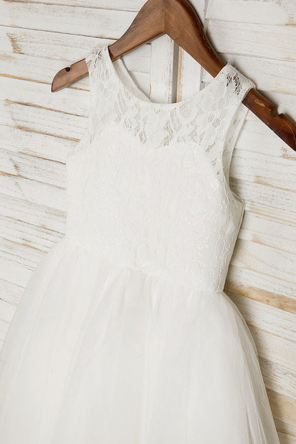 Robe Cérémonie Éclatante Blanche - gallery 6