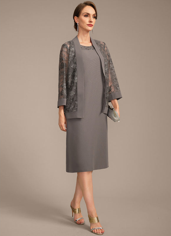 Robe Cérémonie Grise Élégante - gallery 5