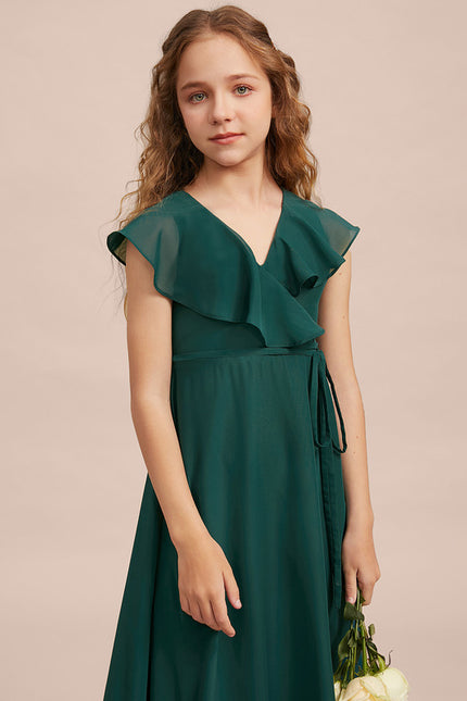 Robe Cérémonie Longue Vert Deau - gallery 5
