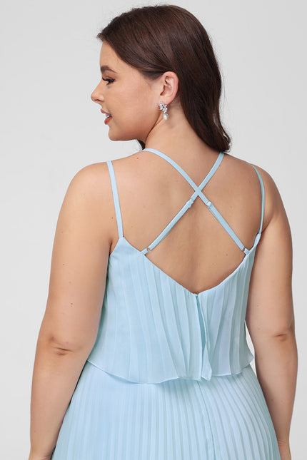 Robe Cérémonie Plissée Céleste - gallery 8