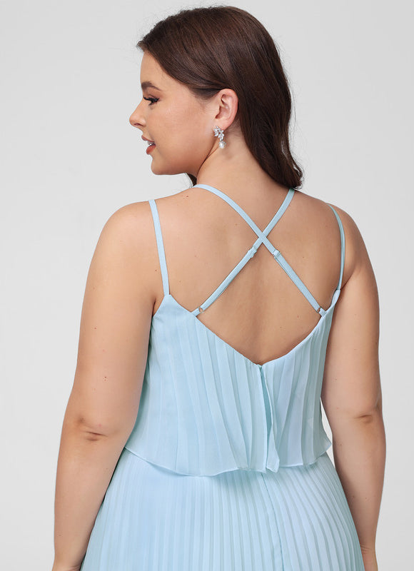 Robe Cérémonie Plissée Céleste - gallery 8