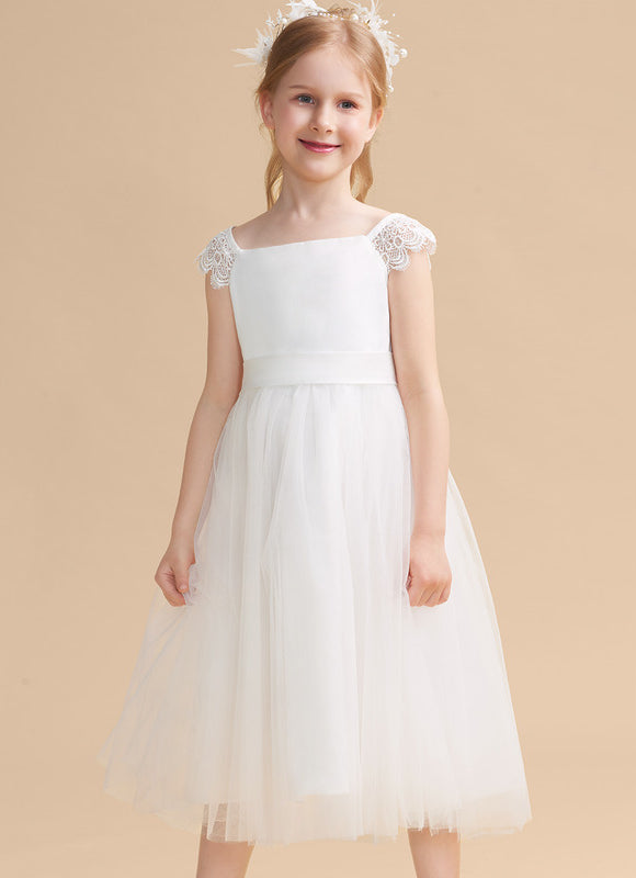 Robe Cérémonie Satin Tulle Chic - gallery 5